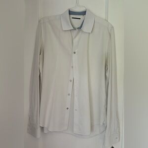 Elie Tahari White polo Dress Shirt